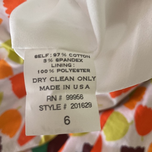 Shoshanna Vintage Tulip Floral Bow Detail Fit & Flare Midi Slip Dress - 6 - Picture 10 of 11